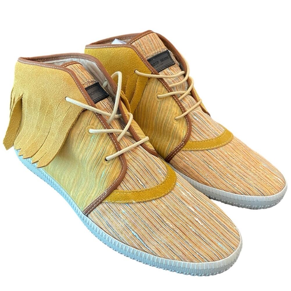 Android Homme Mach 2 Fringe Sneaker Shoes Lace Up Boho Western Casual Preppy 11